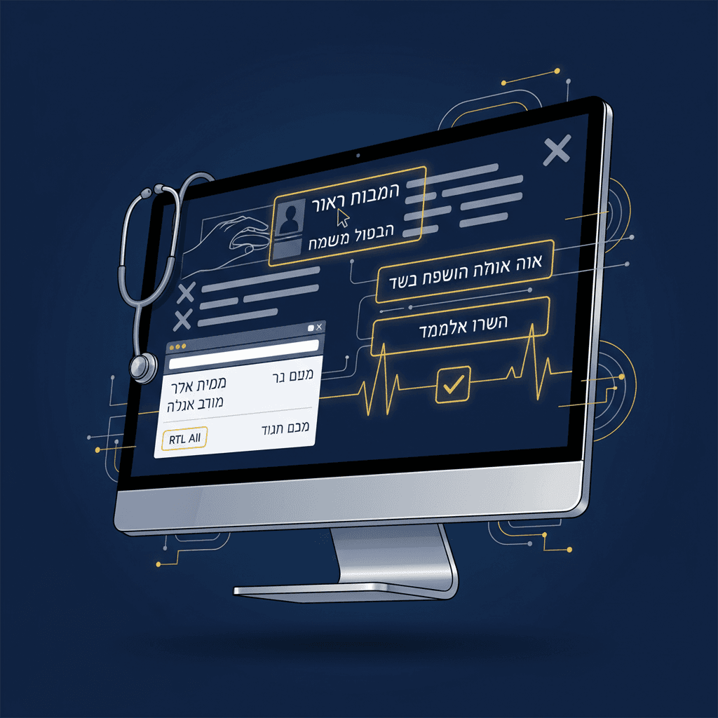 עבודה חכמה: טיפים דיגיטליים ליעילות ופרטיות במרפאה